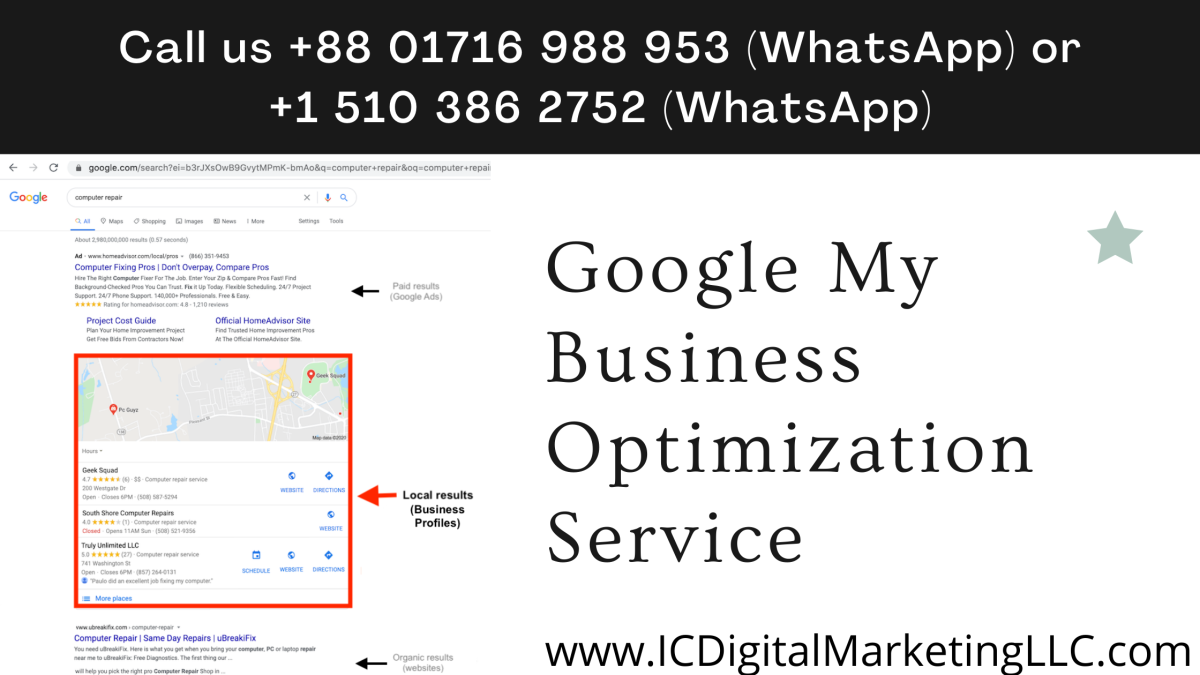 Google My Business Optimization Service